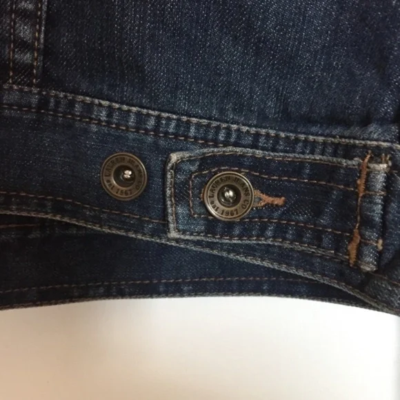 Ralph Lauren Premium denim‎ cropped jean jacket size small - Picture 6 of 6